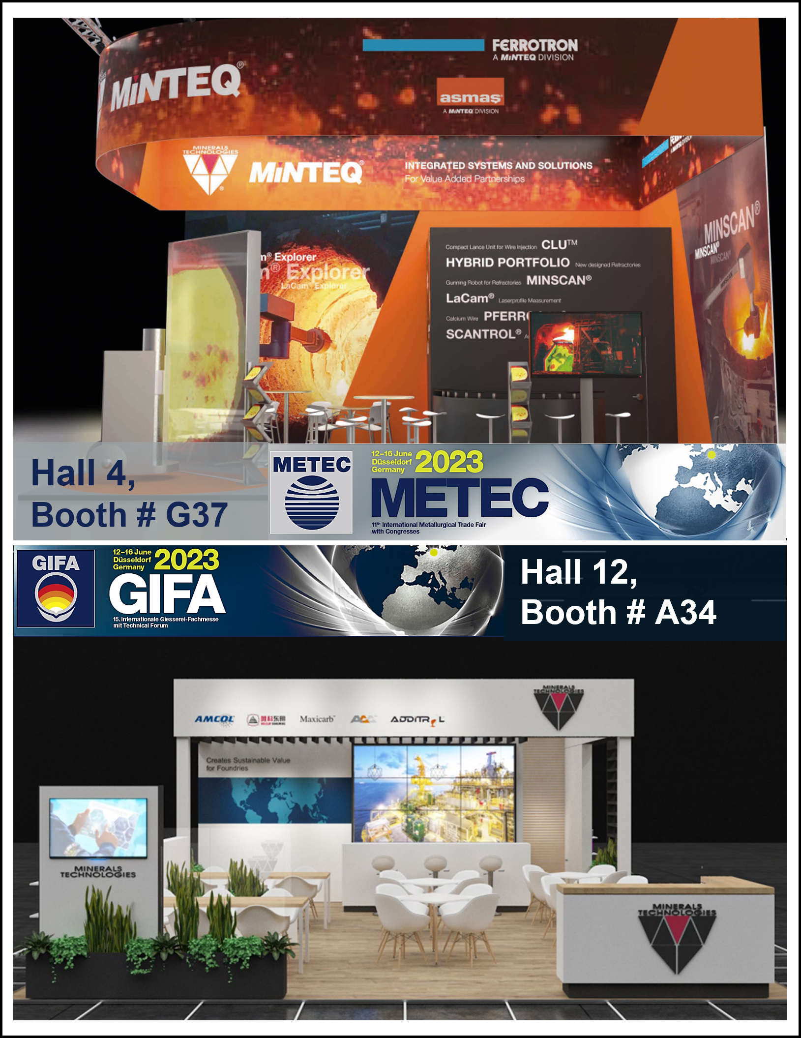 METEC-GIFA 2023 MTI booths