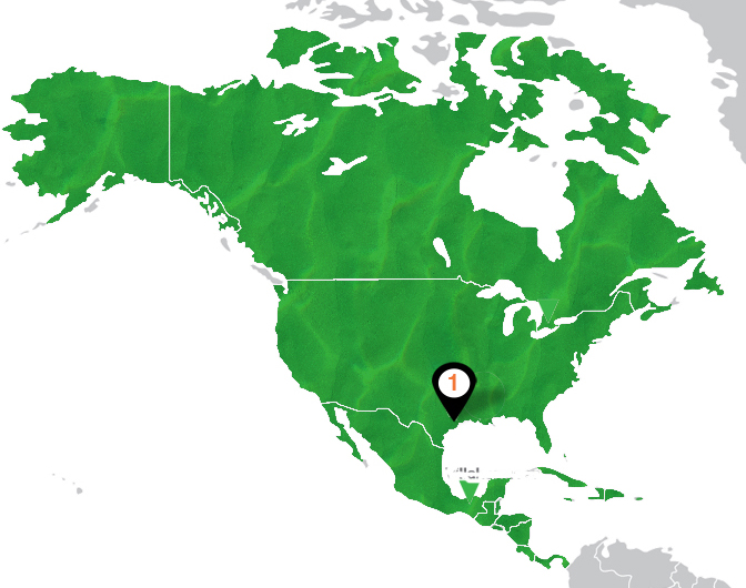 CETCO能源服务北美洲研发地图