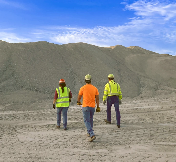 MTI workers in a mine
