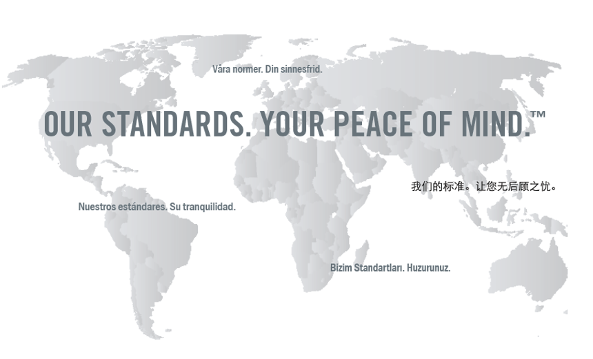 “我们的标准”世界地图